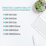 Compatible 45807105 Toner Cartridge Replacement For Oki B412 B432 B512 Mb472 Mb492 Mb562 Toner Black 7000 Pages 1 Pack By