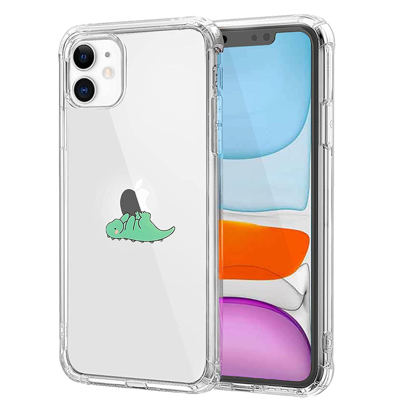 Nititop Compatible With Iphone 11 Case Clear Cute Dinosaur Pretty Design Creative Pattern Girl Women Funny Case For Iphone 11 Play