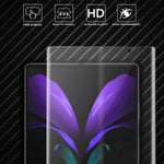 3 Sets Orzero Compatible For Samsung Galaxy Z Fold 2 5G 2020 Not For Z Fold 3 2021 3 Pack Soft Tpu Front Screen Protector And 3 Pack Inside Screen Protector Not Glass Hd Bubble Free Lifetime Replacement