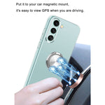 Designed For Samsung Galaxy A13 5G Case Clear Shockproof Silicone Protective Case With Ring Holder Kickstand Durable Soft Tpu Anti Scratch Non Yellowing Phone Cover Clear