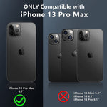 Leyi Compatible For Iphone 13 Pro Max Case With 2 Pack Tempered Glass Screen Protector Military Grade Protective Phone Case With Magnetic Ring Kickstand For Iphone 13 Pro Max 2021 6 7 Blue