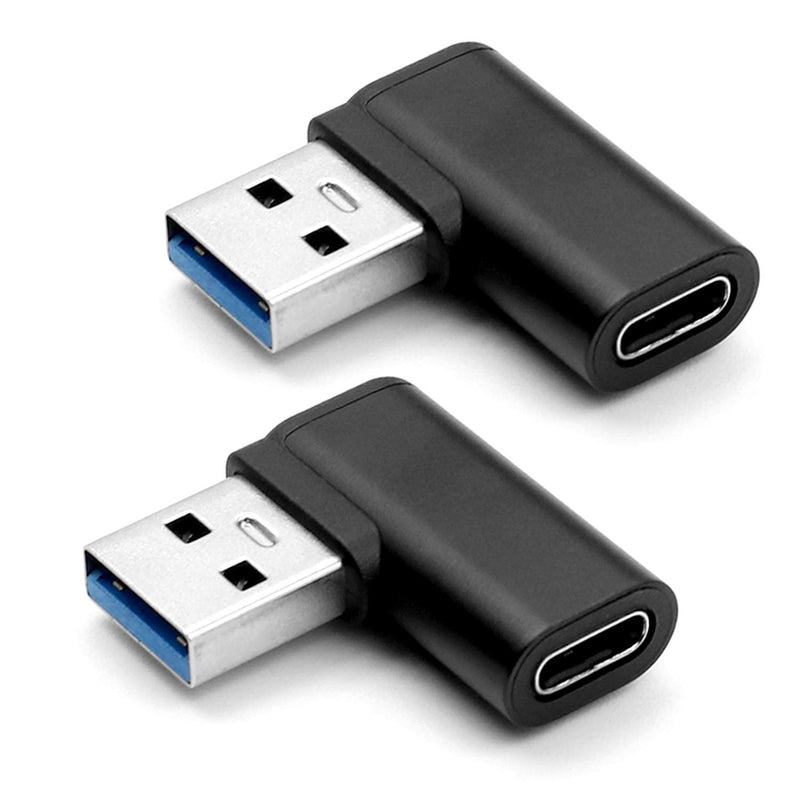 New Usb C Female To Usb A Male Right Angle Adapter 90 Degree Usb C Adapte