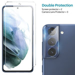 2 3 Pack L K Compatible For Samsung Galaxy S21 Fe 5G 6 4 Inch 2 Pack Screen Protector 3 Pack Camera Lens Protector Tempered Glass Easy Installation Bubble Free Not For Galaxy S21