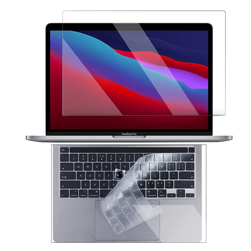 Screen Protector And Keyboard Cover For Macbook Pro 13 Inch Released In 2016 2021 Macbook Pro 13 Accessories Anti Glare Anti Fingerprint Tpu Slim Keyboard Cover