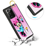Cuwana Cartoon Case For Samsung Galaxy Note 20 Ultra 5G Case 6 9 Inch Cute Minnie Cartoon Character Design With Lanyard Wrist Strap Band Holder Shockproof Protection Bumper Kickstand Cover
