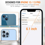 Trianium Screen Protector Compatible For Iphone 13 Iphone 13 Pro 2021 3 Pack 6 1 Inch Tempered Glass 9H Film Hd W Alignment Case Tool Included