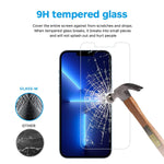 2 Pack Glass M Screen Protector For Iphone 13 Pro Max Clear Tempered Glass Full Coverage Screen Protector Film Bubble Free Anti Scratch