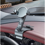 Wekttznol Upgraded Car Phone Holder Mount For Car Clip Mount Stand 360 Degree Rotation Dashboard Cell Phone Holder Compatible With Smartphones Under 6 5Black Black