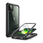 I Blason Ares Case For Iphone 11 Pro Max 2019 Release Dual Layer Rugged Clear Bumper Case With Built In Screen Protector Black
