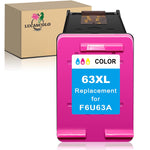 Ink Cartridge Replacement For Hp 63 Xl 63Xl Color Work With Envy 4520 4512 4513 4516 Officejet 3830 4650 5258 5255 4655 5252 Deskjet 1112 2130 3630 2132 3634 Pr