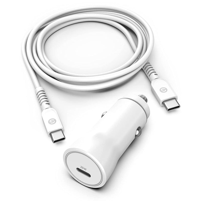 Galvanox Type C Car Charger 25W Super Fast Charging For Galaxy S22 Ultra Plus Usb C Cable Samsung S21 S20 Note 10 20 25 Watt