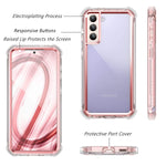 New For Samsung Galaxy S21 Case Built In Screen Protector Ele