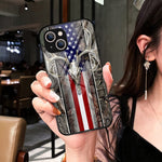 Compatible With Iphone 13 Pro Max Case Deer American Flag Design For Men Boys Tire Texture Non Slip Shockproof Rugged Tpu Protective Case For Iphone 13 Pro Max6 7Inch Flag