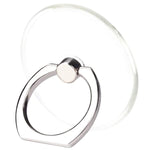 Tacomege Transparent Clear Phone Holder Ring Grips Finger Ring Stand For Cell Phone Tablet Case Accessoriesround Clear