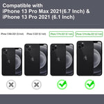 Dadanism Iphone 13 Pro Iphone 13 Pro Max Camera Lens Protector 2021 2 Pack Ultra Thin Anti Fingerprint Anti Scratch Aluminum Alloy Camera Lens Protector Film For Iphone 6 1 6 7 Inch 2021 Black