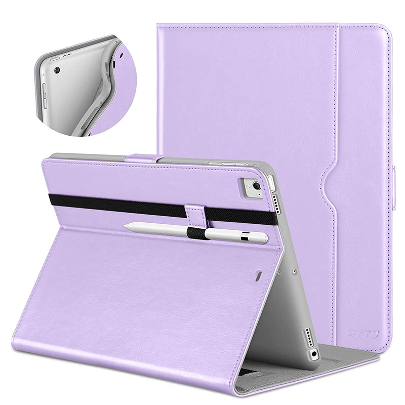 New Ipad 9 7 Inch 5Th 6Th Generation 2018 2017 Case With Apple Pencil Holder Premium Leather Folio Stand Cover Case For Apple Ipad 9 7 Inch Also Fit Ipad Pro 9 7 Air 2 Air Lavender