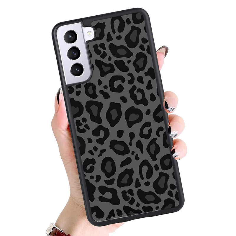 Lsl Compatible With Samsung Galaxy S21 Fe Case Black Leopard Cheetah Animal Skin Print Design Cover For Women Girly Boys Soft Tpu Anti Slip Shockproof Protective Case For S21 Fe 6 2 Inch