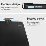 New Spigen Liquid Air Folio Designed For Ipad Air 5Th Generation Case 2022 Ipad Air 4Th Generation Case 2020 10 9 Inch With Pencil Holder Black