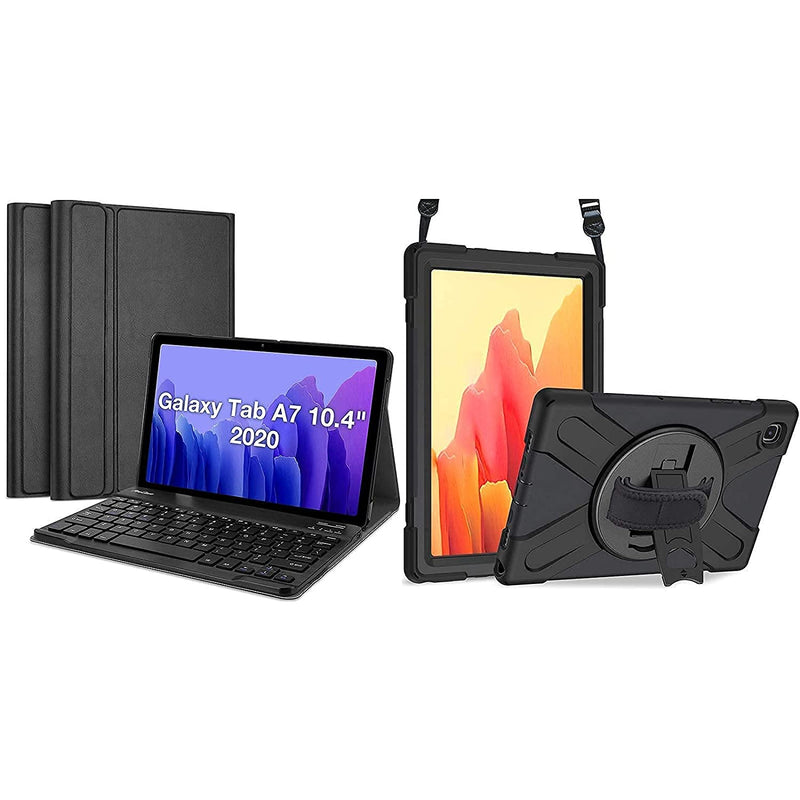 New Procase Galaxy Tab A7 10 4 Inch 2020 Keyboard Case Sm T500 T505 T507 Bundle With Galaxy Tab A7 10 4 2020 Rugged Case Model Sm T500 T505 T507