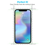 Bannio 2 Packs Screen Protector Compatible With Iphone 12 Pro Max 6 7 Inch Edge To Edge 3D Coverage Tempered Glass Screen Protector Guidance Frame Include Full Screen Protection Film Black