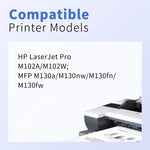 Compatible Toner Cartridge Replacement For Hp 17A Cf217A For Hp Laserjet Pro M102W M102A Mfp M130Nw M130Fw M130Fn M130A Printer Black 3 Pack