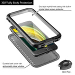 Cozycase Waterproof Case For Iphone Se 3Rd 2022 Iphone Se 2Nd 2020 Iphone 7 8 Shockproof Full Body Rugged Sealed Case With Built In Screen Protector Waterproof Case For Iphone Se3 Se2 7 8 Black