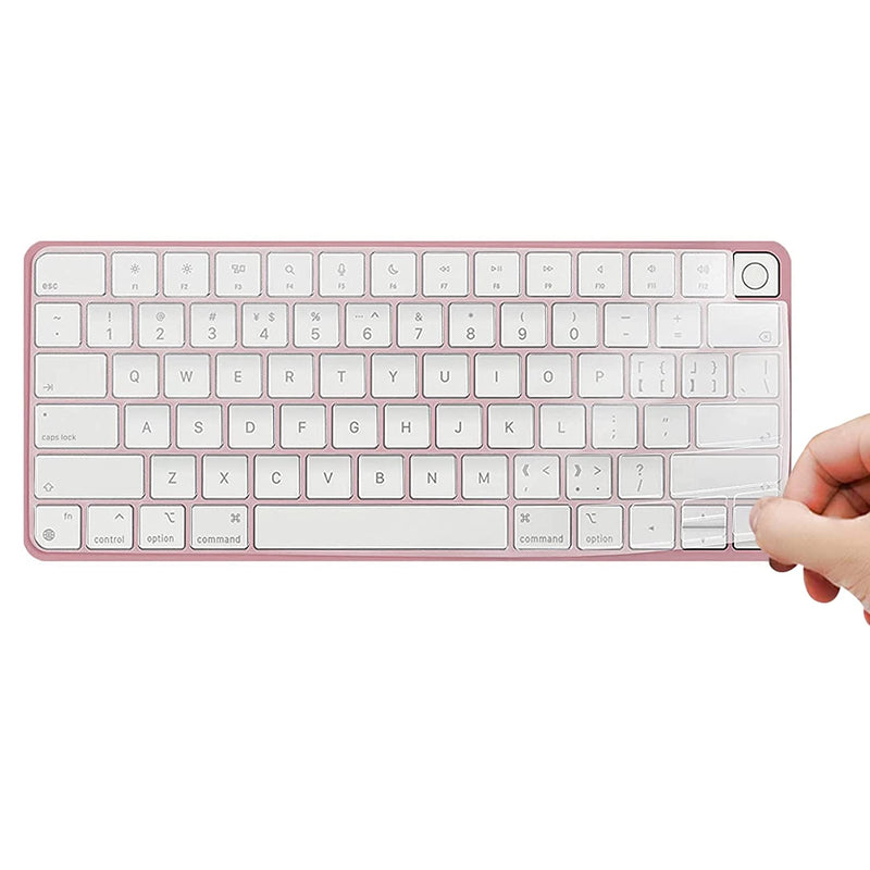 Ultra Thin Keyboard Cover Compatible With 2021 Newest Imac 24 Inch Magic Keyboard With Touch Id Model A2449 Premium Tpu Keyboard Skin