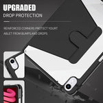 New 360 Rotatable Case For Ipad Mini 6 2021 8 3 Inch Ipad Mini 6Th Generation Cover Skin With Pencil Holder Auto Wake Sleep Leather Slim Hard Back Full