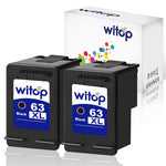 Ink Cartridge Replacement For Hp 63Xl 63 Xl High Yield Compatible With Envy 4520 4512 4516 Officeje 3830 3833 4655 Deskjet 1112 2130 3630 3633 3634 Printer 2B