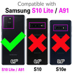 New For Samsung Galaxy S10 Lite Wallet Case And Tempered Glass
