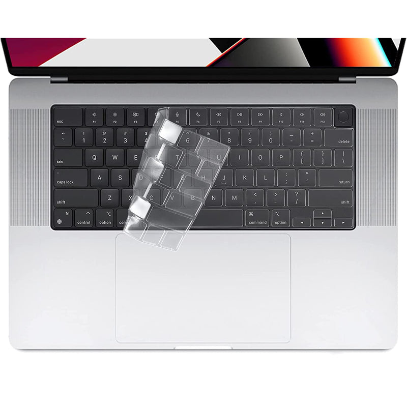 Keyboard Cover For 2021 Apple Macbook Pro 14 Inch M1 Pro Max Chip Release A2442 Newest Macbook Pro 16 M1 Pro Chip Max Chip Model A2485 Keyboard Skin Protector Tpu