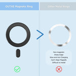 Magnetic Adapter Ring For Phone Case 2 Pack Magnet Sticker Compatible With Magsafe Accessories Qi Wireless Charging For Iphone 13 12 11 Mini Pro Max Galaxy S22 S21 Fe Ultra Pixel 6 Black