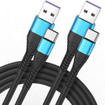 Usb Type C Charger Cable Fast Charging 10Ft Extra Long 2Pack 10Foot Usb A To Usb C Phone Charging Cord For Samsung Galaxy S20 S10 S10E S9 S8 Plus Note 10 9 8 Z Flip Lg V50 V40 V30 V20