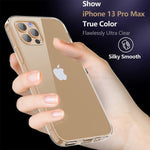 Egalo Compatible With Iphone 13 Pro Max Clear Case Slim Thin Silicone Soft Skin Flexible Tpu Lightweight Gel Rubber Anti Scratches Shockproof Protective Cases Cover For Iphone 13 Pro Max Crystal Clear