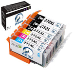 270 Ink Cartridges 6 Pack Compatible Pgi 270Xl Pgi 270 Xl Pgi270Xl Pgi 270 Xl Cli 271Xl Cli 271 Xl Ink Cartridge For Canon Pixma Mx922 Mg7720 Ts8020 Ts9020 Pri