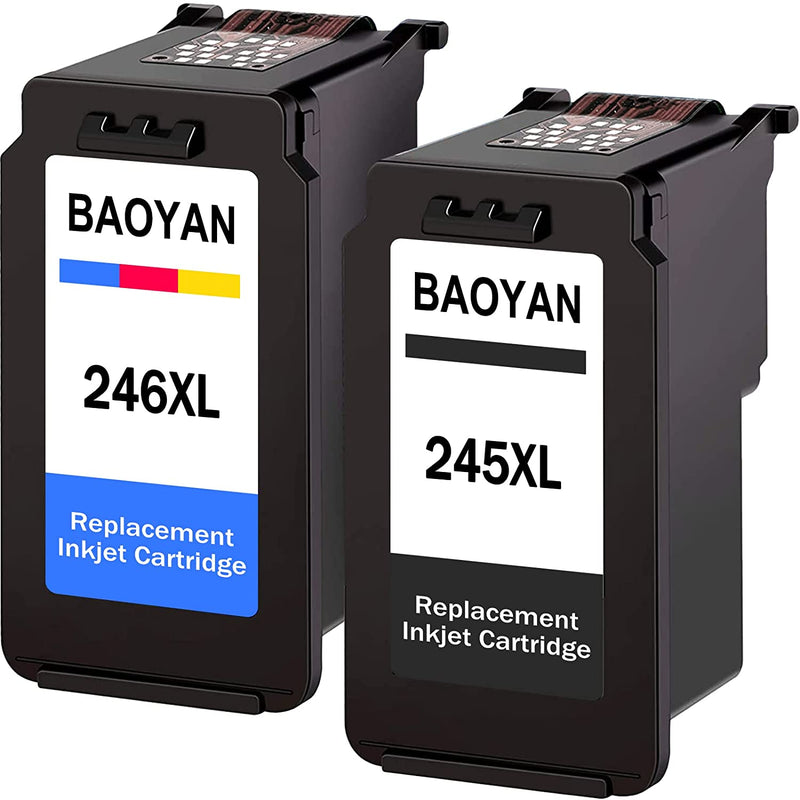 Replacement Canon Ink Cartridges 245 And 246 243 244 245Xl 246Xl Combo Pack Works With Pixma Series Mg2522 Mx490 Tr4520 Ts3322 Mx492 Mg2520 Mg2500 Ts3300 Mg30