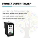 243 Black Ink Cartridge Replacement For Canon Pg 243 Pg 245Xl Work For Pixma Ts3122 Mx490 Mx492 Tr4522 Tr4520 Mg2522 Mg2922 Mg2520 Printer 1 Pack