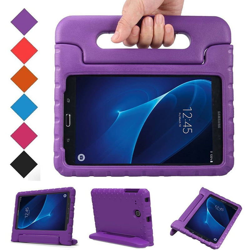 Kids Case For Samsung Galaxy Tab A 7 0 Eva Shockproof Case Light Weight Kids Case Super Protection Cover Handle Stand Case For Kids Children For Samsung Galaxy Tab A 7 Inch Tablet Purple