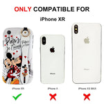 Cosoon Phone Case With Kickstand For Iphone 13 Pro Max Cute Cartoon Tpu Protective Phone Cover With Wrist Strap And Lanyard Compatible With Iphone 13 Pro Max For Iphone 13 Pro Max Mickey Minnie