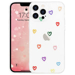 Urarssa Compatible With Iphone 13 Pro Max Case Cute Love Heart Pattern Crystal Clear Transparent Design For Women Girls Soft Tpu Bumper Shockproof Protective Cover For Iphone 13 Pro Max Hollow Heart