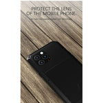 Love Mei Compatible With Iphone 13 Pro Max Case Outdoor Heavy Duty Aluminum Metal Military Bumper Dustproof Shockproof Full Body Protection Cover With Tempered Glass For Iphone 13 Pro Max Black