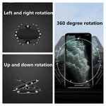 Magnetic Car Phone Holder Mount Auto Dashboard Universal 360 Rotation Adjustable Hands Free Cell Phone Car Mount Compatible With Iphone Samsung Lg Gps Devices Etc3 Pack Black