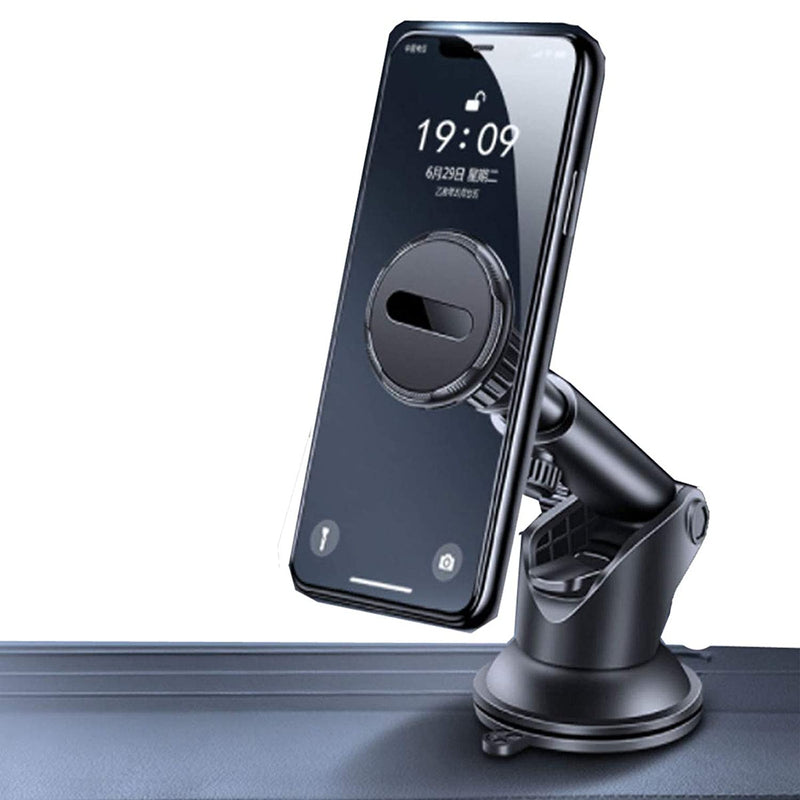 Xinfu Magnetic Phone Car Mount 360 Rotation Strong Magnet Cell Phone Holder For Car Dashboard Long Arm Strong Suctionfit Cell Phone Car Mount With Iphone 12 11 Pro Xs Max Se 8 10 9 Samsung S21 S20T