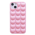 Iphone 13 Pro Case For Women Dmaos 3D Pop Bubble Heart Kawaii Gel Cover Cute Girly For Iphone13 Pro 6 1 Inch 2021 Baby Pink