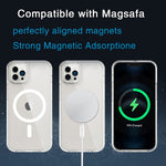 Dxbxhx Magnetic Clear For Iphone 13 Pro Case Compatible With Magsafe Anti Yellowingshock Absorbing Corners Slim Shockproof Protective Cover 6 1 Lnch