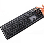 Keyboard Cover For Dell Km117 Wireless Keyboard Dell Wk117 Wk118 Wireless Keyboard Accessories Protective Cover Skin Black