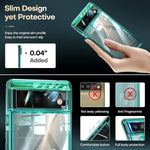 Tauri 5 In 1 Designed For Google Pixel 6 Case With 2 Pack Screen Protector 2 Pack Camera Lens Protector Military Grade Protection Slim Shockproof Case For Pixel 6 5G 1