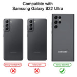3Pack Camera Lens Protector Compatible With Samsung Galaxy S22 Ultra Lesanm Camera Lens Cover Film Tempered Glass Case Friendly No Bubble Hd Clear Camera Lens Screen Protector