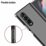 Compatible With Samsung Galaxy Z Fold 3 Case Crystal Clear Shock Absorbing Corners Protective Phone Case Ultra Thin Flexible Tpu Rubber Bumper Cover For Samsung Galaxy Z Fold 3 Clear