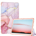 New Folio Case For Galaxy Tab A7 Lite 8 7 2021 Heavy Duty Trifold Stand Pu Leather Smart Cover For Samsung Galaxy Tab A7 Lite Sm T225 T220 Marble